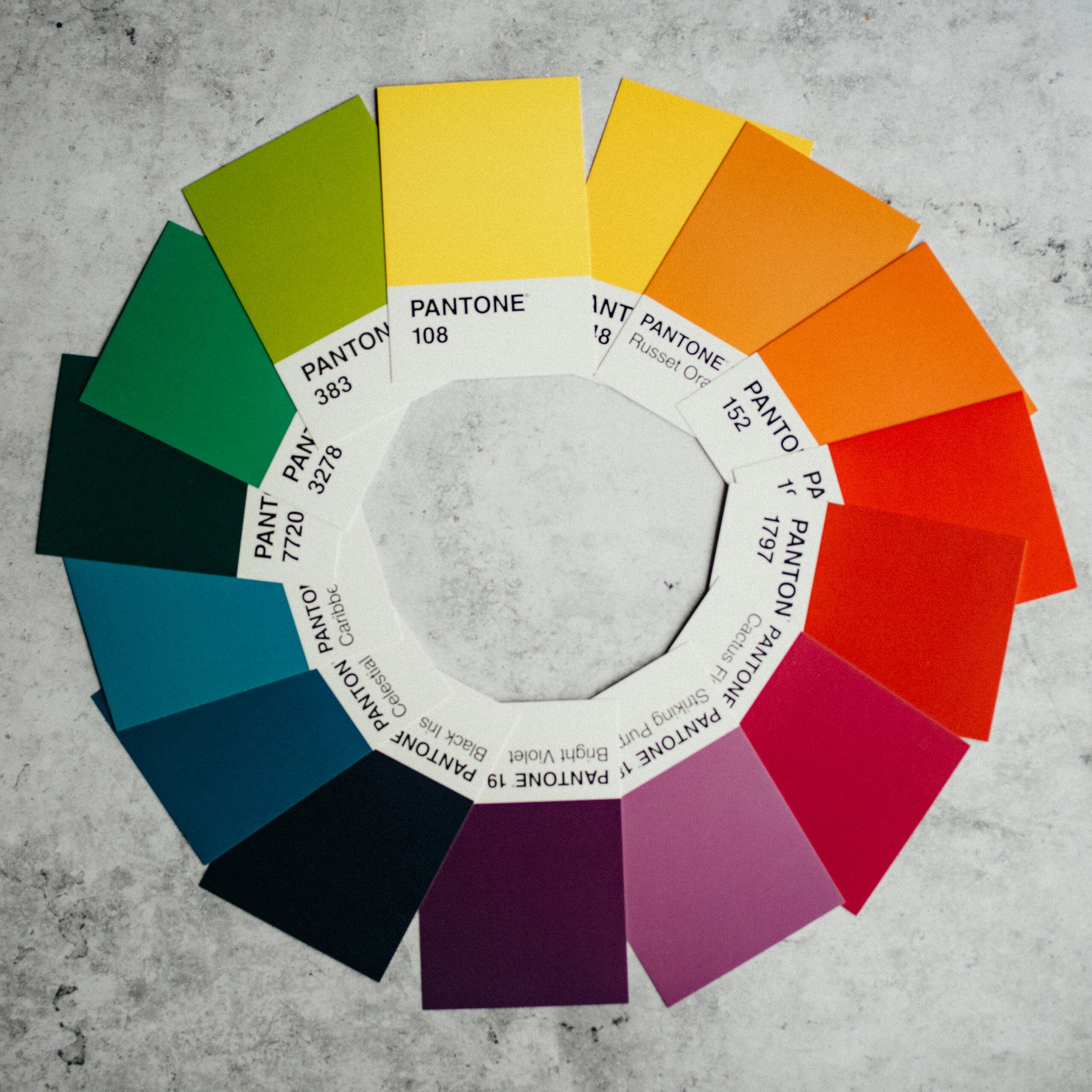 The Pantone color wheel, an essential tool for selecting a cohesive brand color palette. Understanding color psychology is crucial for designing a visually appealing website that reflects your brand aesthetic. #brandcolorpalette #websitecolorpalette #beautifulwebsitedesign
